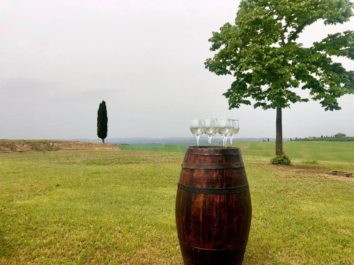 Podere Il Granaio - Crete Senesi - Tuscany Siena Bagian luar foto