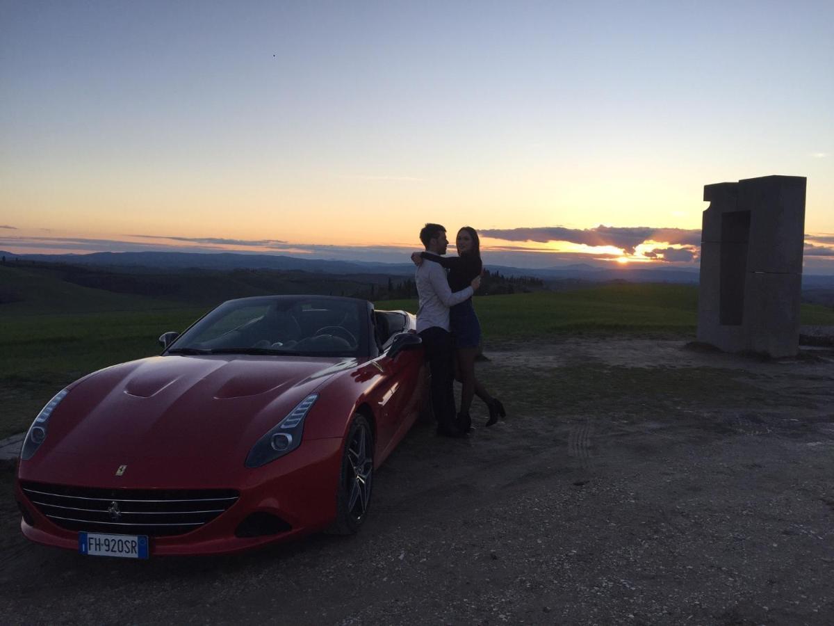 Podere Il Granaio - Crete Senesi - Tuscany Siena Bagian luar foto