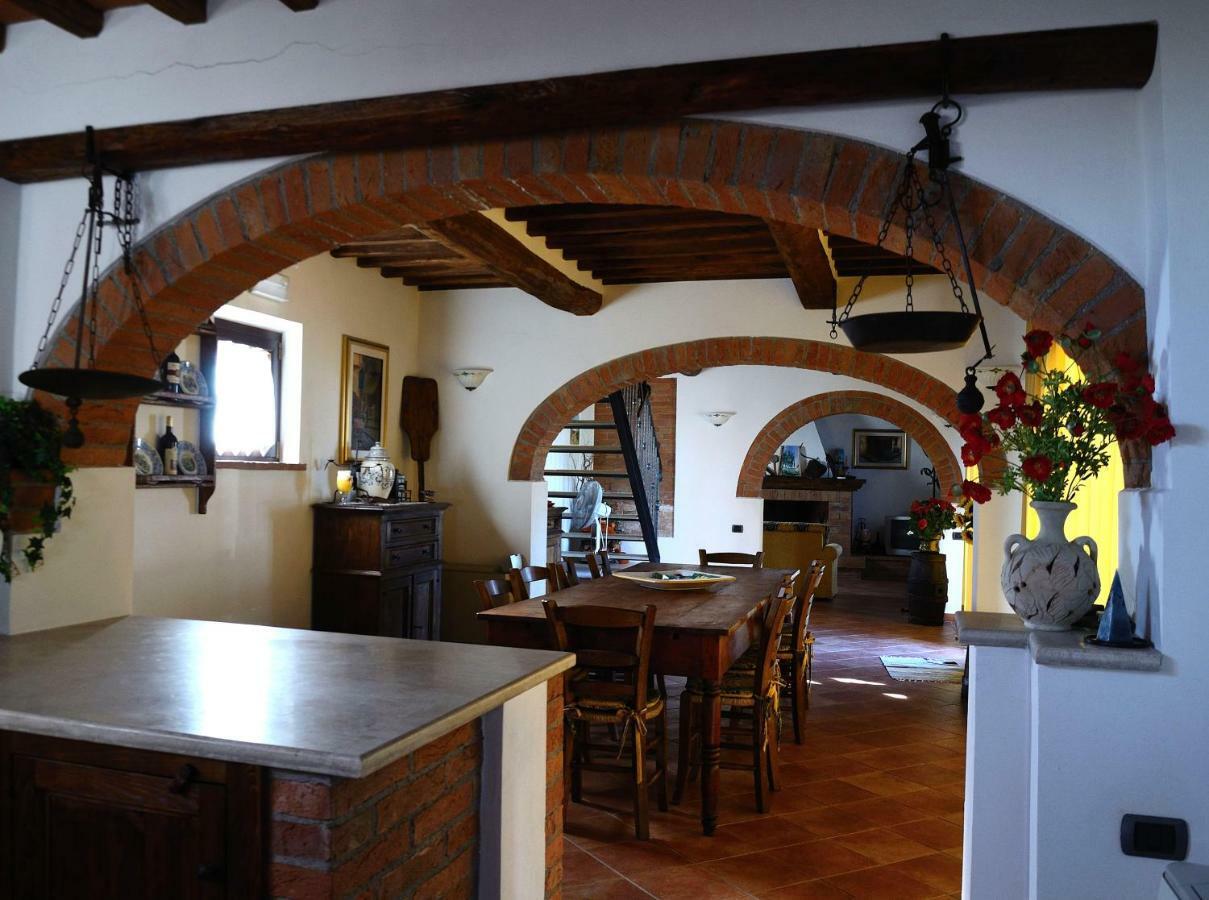 Podere Il Granaio - Crete Senesi - Tuscany Siena Bagian luar foto