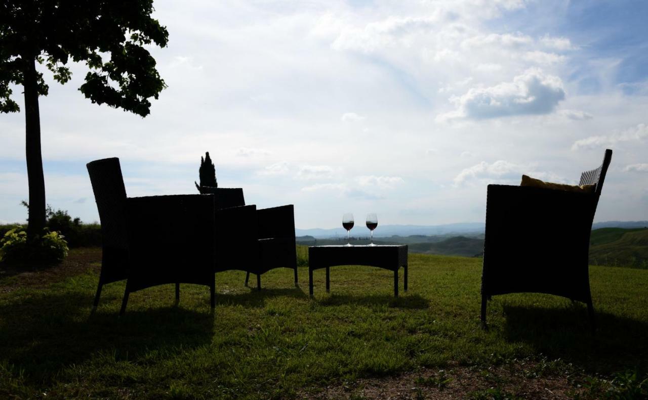 Podere Il Granaio - Crete Senesi - Tuscany Siena Bagian luar foto