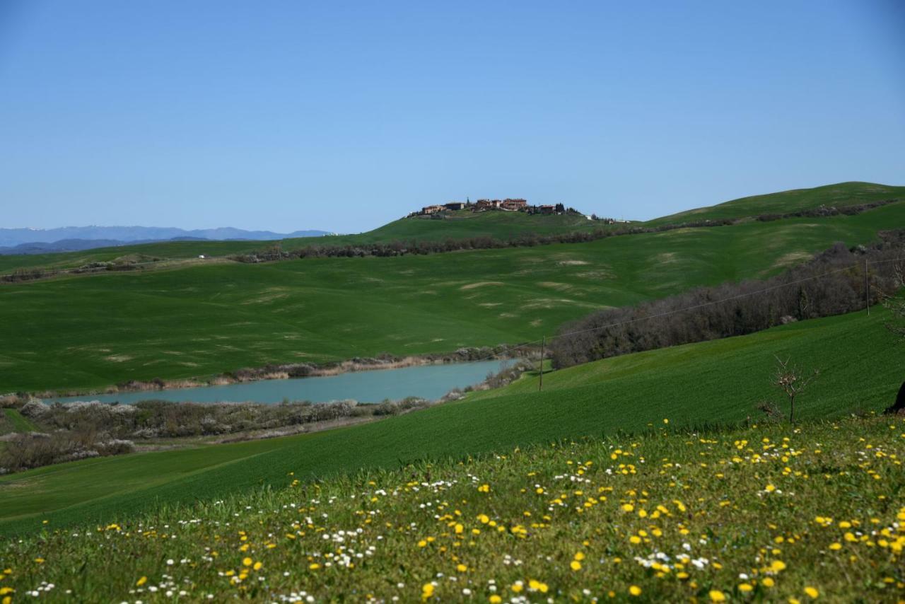 Podere Il Granaio - Crete Senesi - Tuscany Siena Bagian luar foto