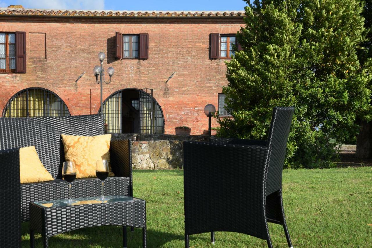 Podere Il Granaio - Crete Senesi - Tuscany Siena Bagian luar foto