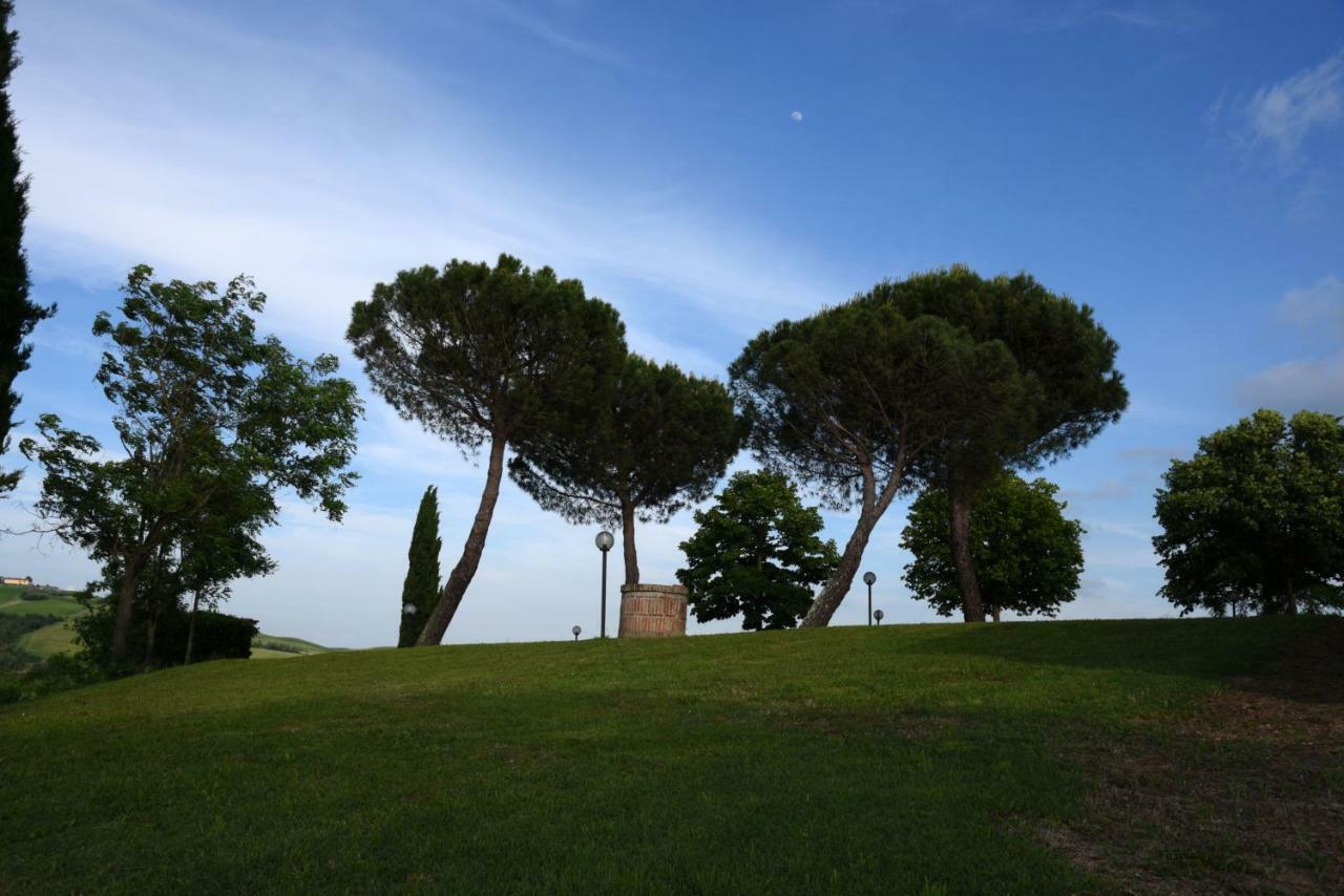 Podere Il Granaio - Crete Senesi - Tuscany Siena Bagian luar foto